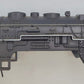 Marx 1666-2 Black Plastic 2-4-2 Steam Locomotive Body Shell with Drawbar #1666