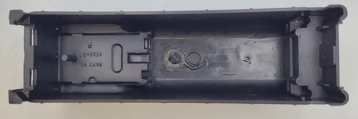 Lionel 1130-27 Black Plastic Tender Shell without Lettering