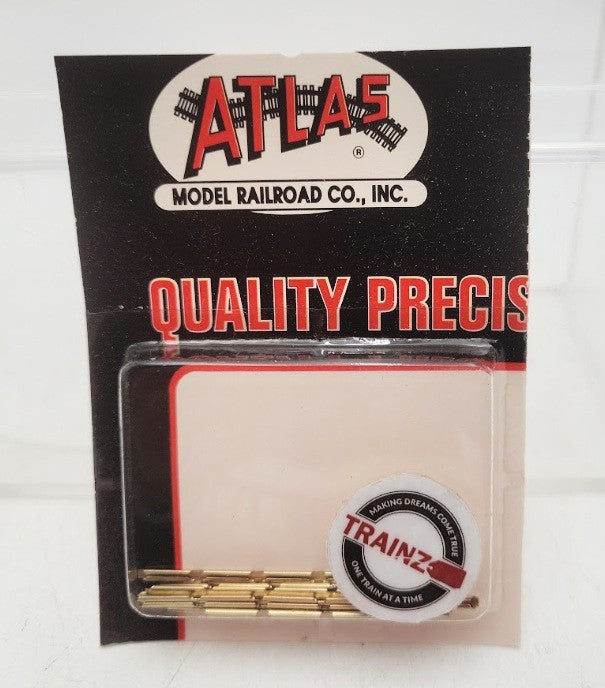 Atlas 2535 N Scale Code 80 SnapTrack Brass Rail Track Joiner (Pack of 48)
