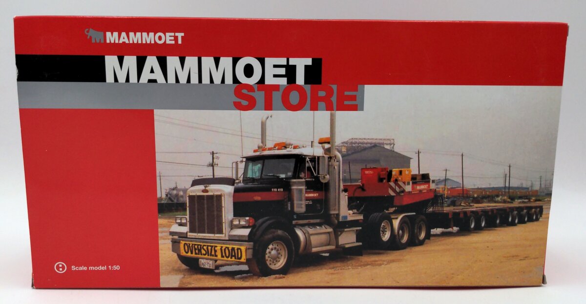 TWH Collectibles TWH010 1:50 Scale Diecast Mammoet Peterbilt w/ Low Loader