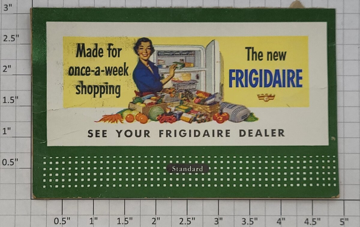 Lionel 310-50 Frigidaire Billboard Insert