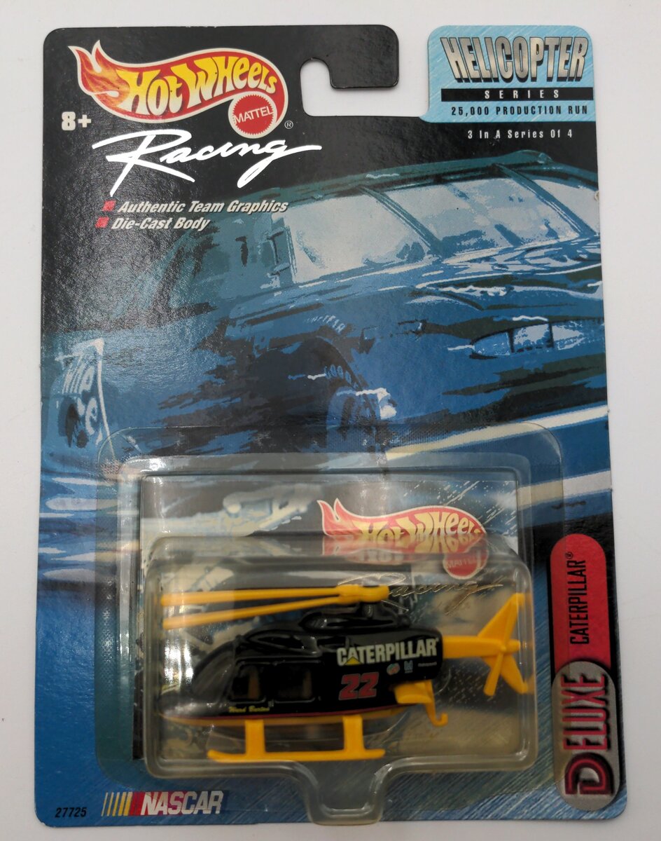 Mattel 27725 1:64 Scale Diecast Hot Wheels Helicopter Series CAT Helicopter