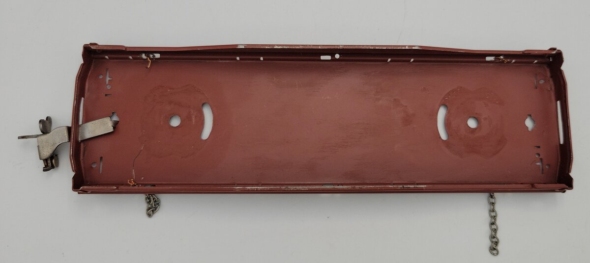 Lionel 211-10 O Gauge Prewar Repainted Brown 9" Lumber / Logging Frame w/ Chains