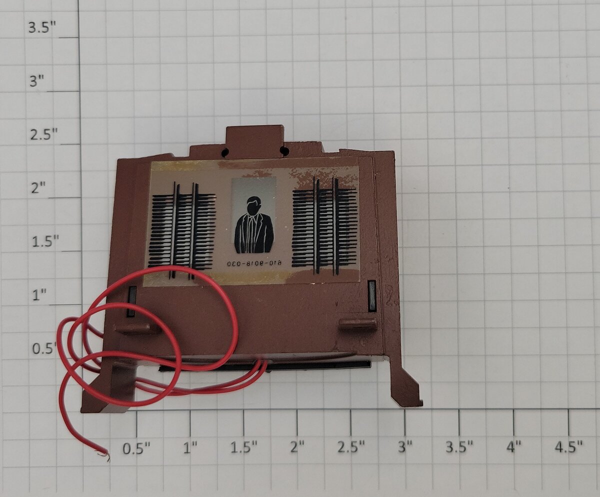 Lionel 19018-10 O Red Oxide Metal "Sager Place" Madison Observation Platform