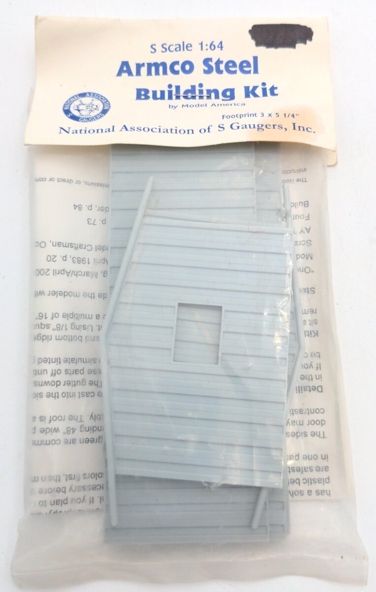 Model America S Scale Armco Steel Building Kit