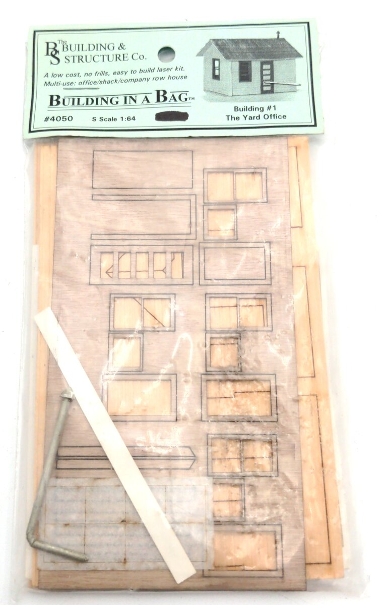 The Building & Structure 4050 S Scale Building #1 The Yard Office Building Kit