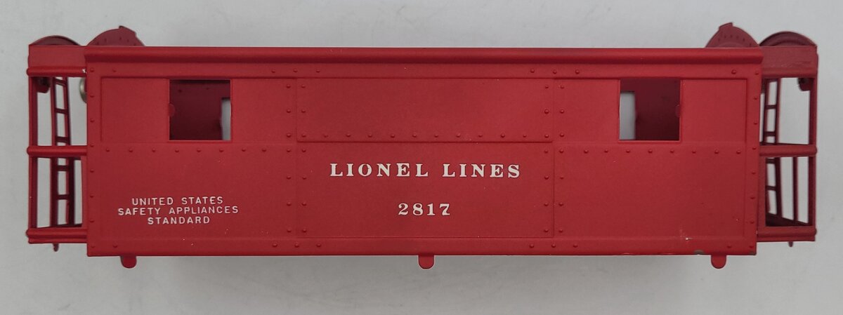 Lionel 2817-1 Red Tinplate Prewar Lionel Lines Caboose Body Shell #2817