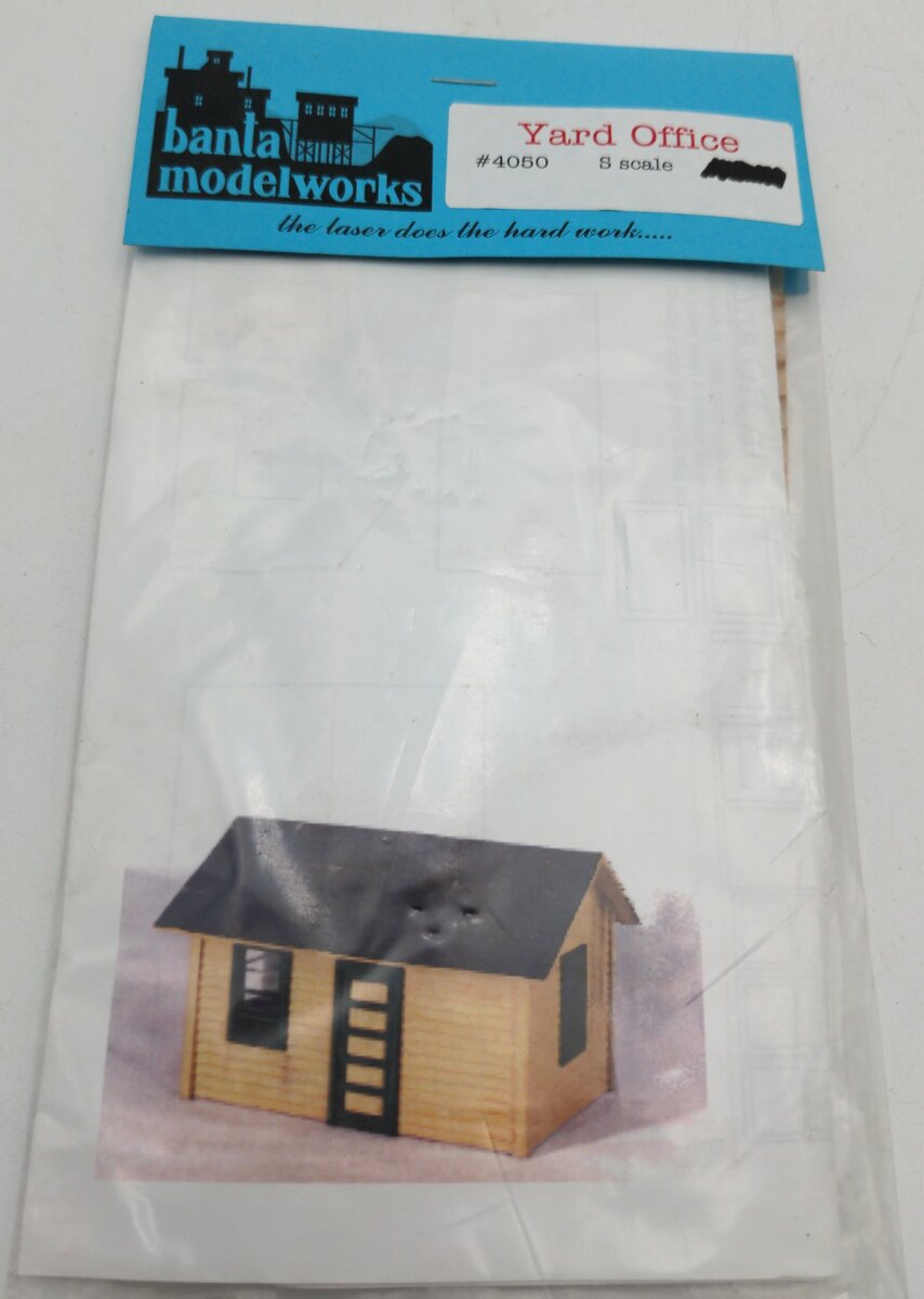 Banta Model Works 4080 S Scale Yard Office Building Kit