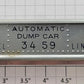 Lionel 3469-4 Unpainted Dump Car Bin Side Door