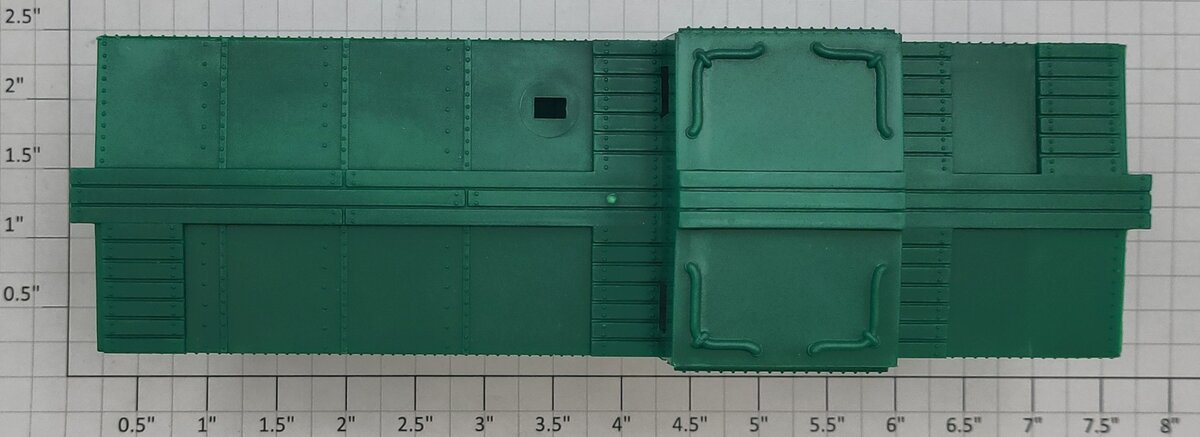 Lionel 2357-332 Green S.S.R.R. Plastic Caboose Body Shell #6486