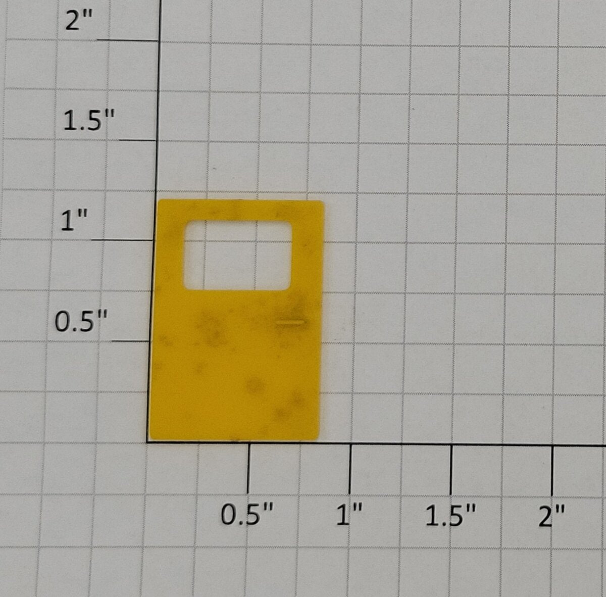 Lionel 6828-108 O Gauge Harnischfeger Excavator 3/4" RH Yellow Cab Door