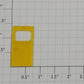Lionel 29485-133 O Gauge P & H Power Shovel Cab 5/8" Yellow Left Hand Rear Door