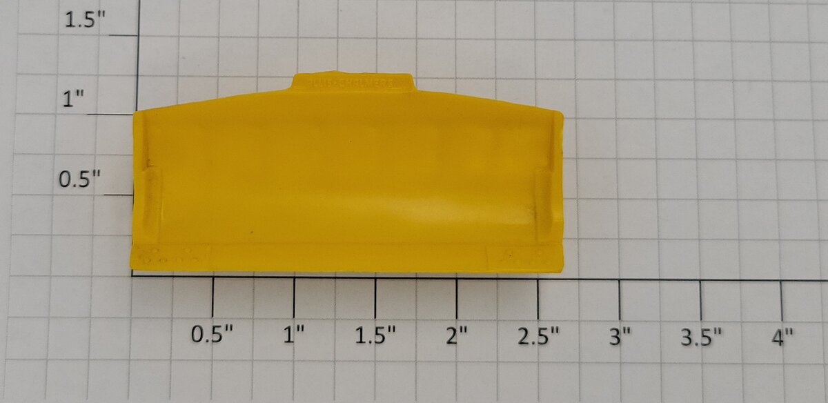 Lionel 9121-10 O Gauge Allis Chalmers Yellow Bulldozer Blade