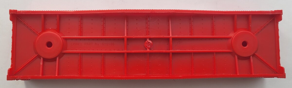 Lionel 6112-86 Red Illinois Central Gulf Gondola Car Body Shell #9340