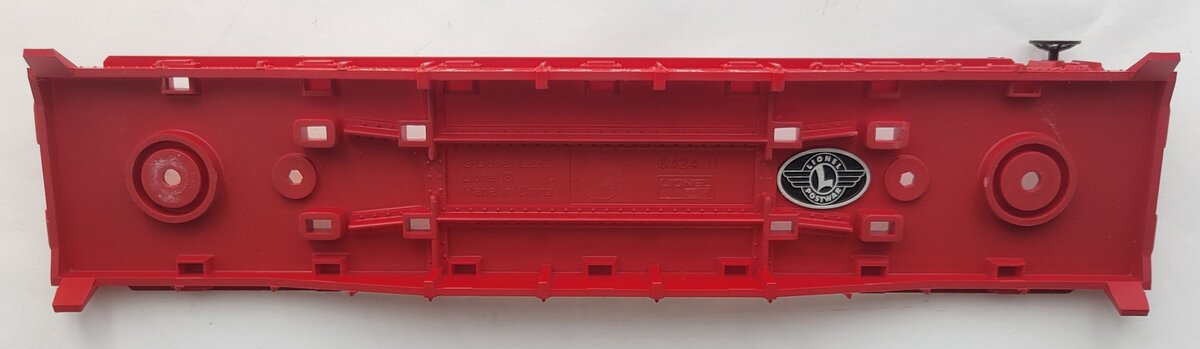 Lionel 26024-7 O Gauge Postwar Celebration Series Red Flatcar Body #6817