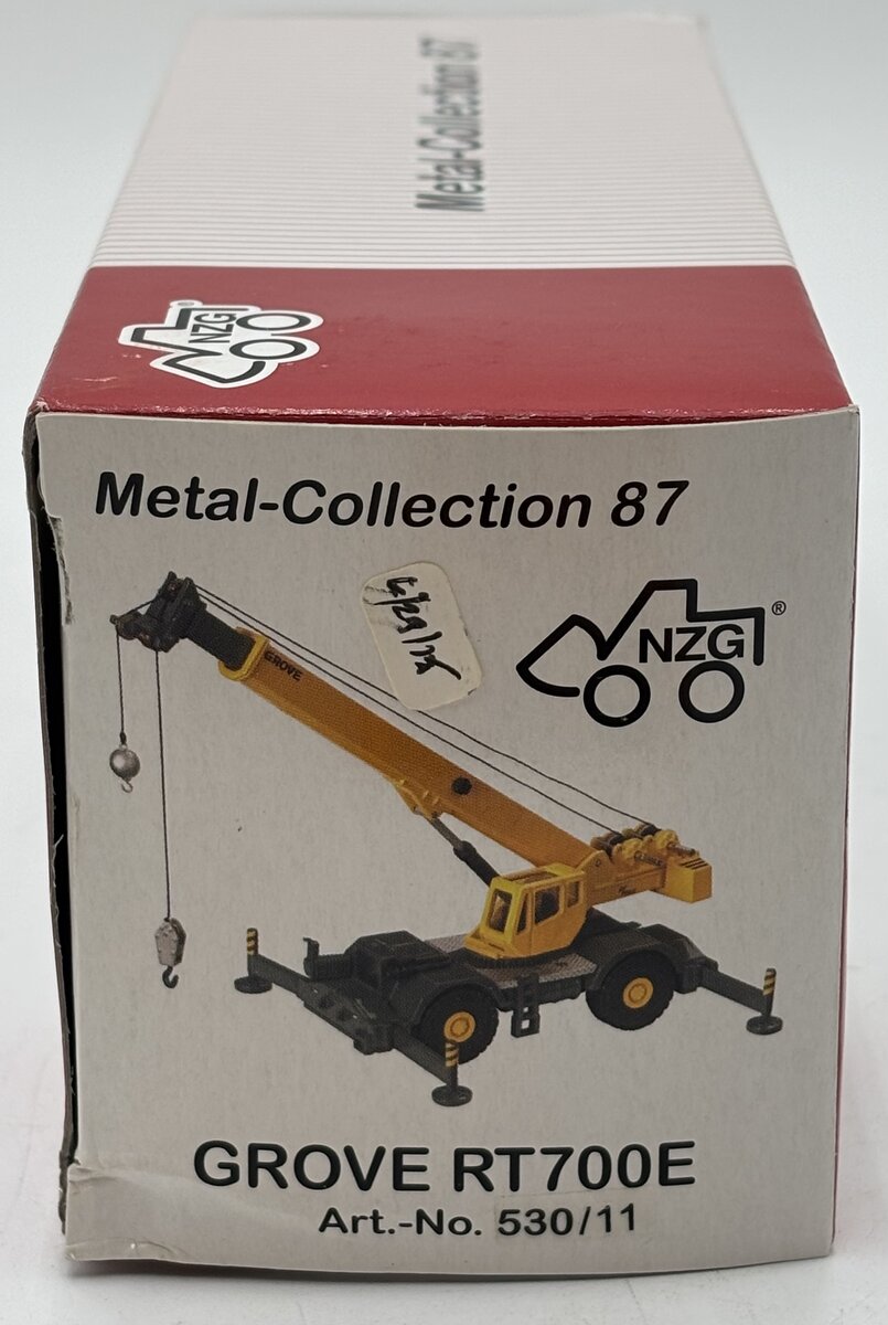 NZG 530/11 1:87 Scale Kokosing Grove RT 700 E Mobile Crane Diecast