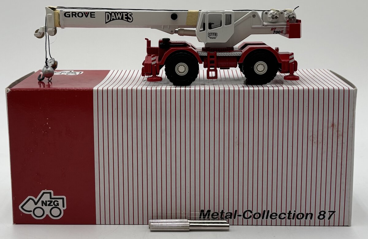 NZG 530/10 1:87 Scale Dawes Grove RT 700 E Mobile Crane Diecast