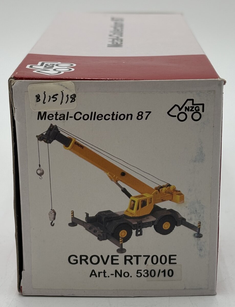 NZG 530/10 1:87 Scale Dawes Grove RT 700 E Mobile Crane Diecast