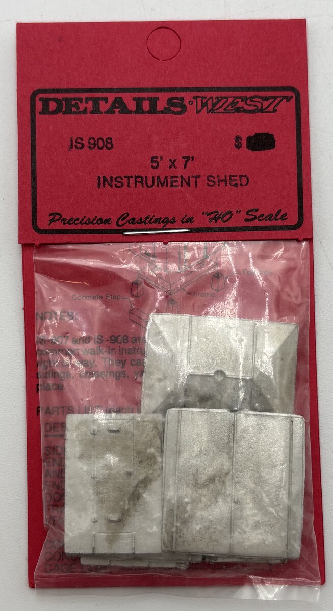 Details West IS-908 HO Instrument Shed Kit