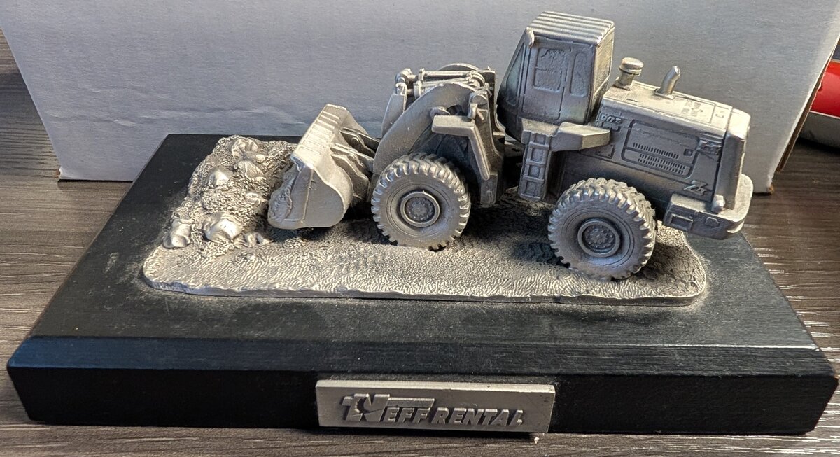 Neff Rental International Hough 560B Payloader Pewter Promotional Desk Display