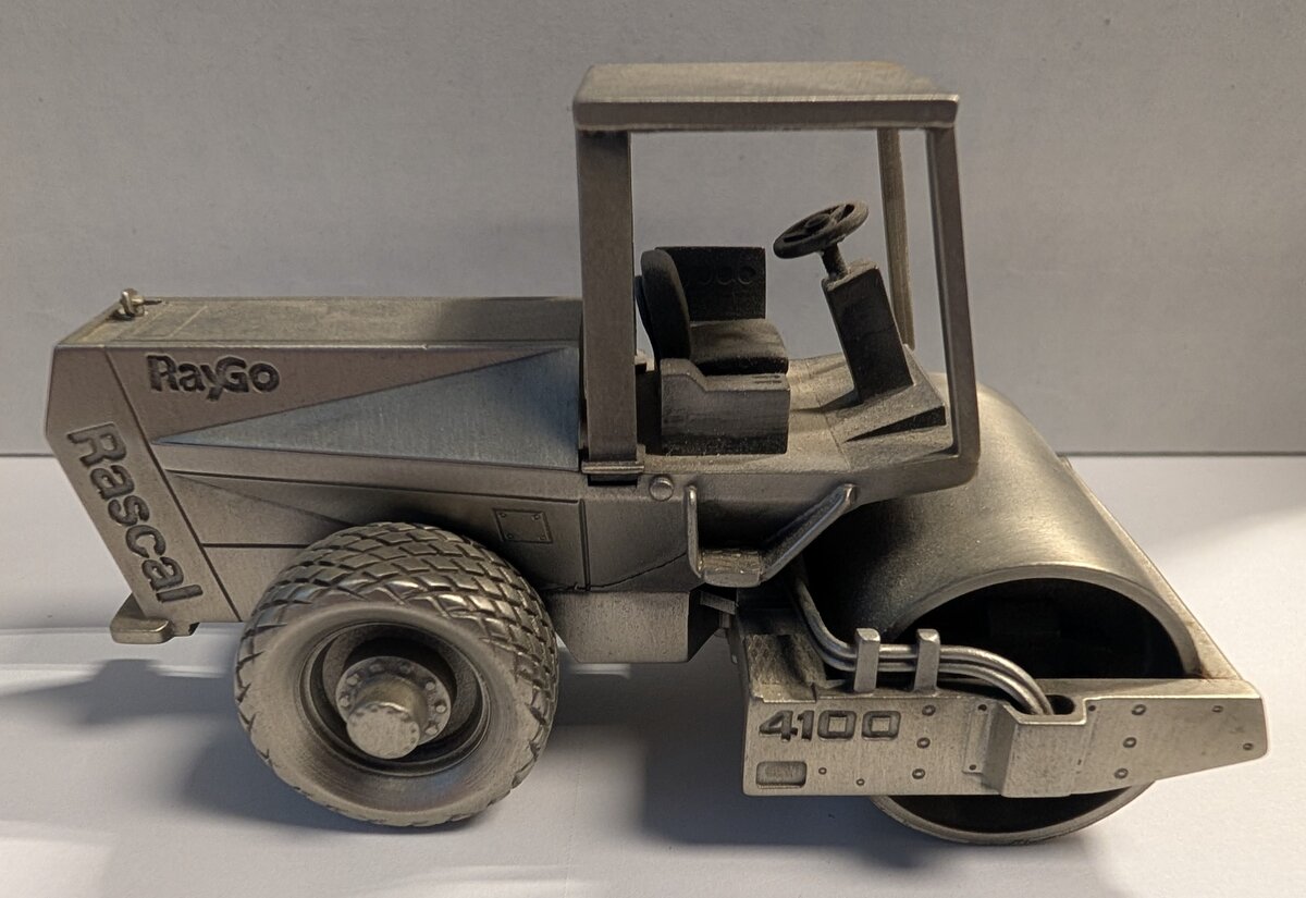 RayGo Rascal 4100 Series Vibratory Soil Compactor Promotional Pewter Scale Model