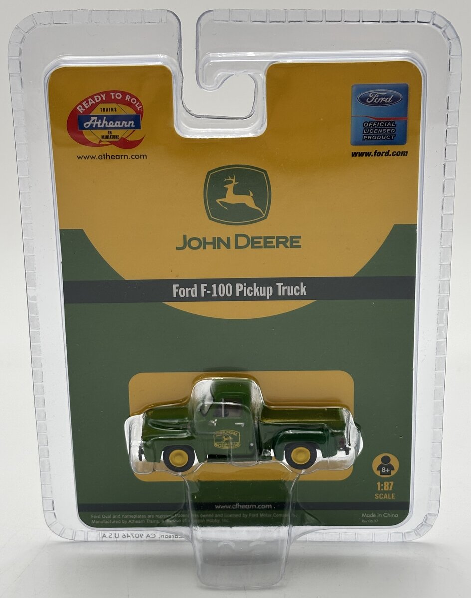 Athearn 81071 1:87 John Deere Ford F-100 Pickup Truck