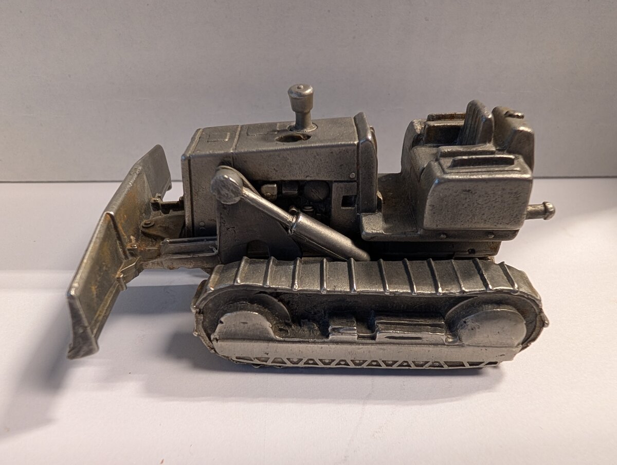 Caterpillar Track-Type Bulldozer Pewter Promotional Scale Model