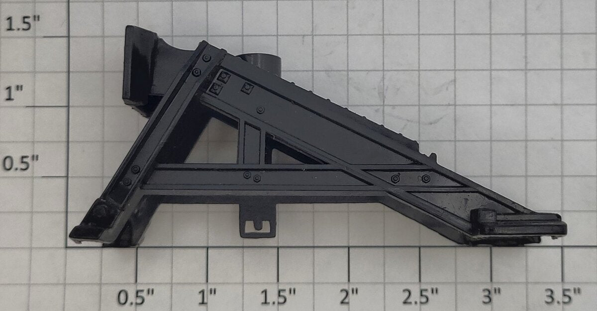 Lionel 2280-S Black Plastic Lighted Track Bumper Housing without Bulb