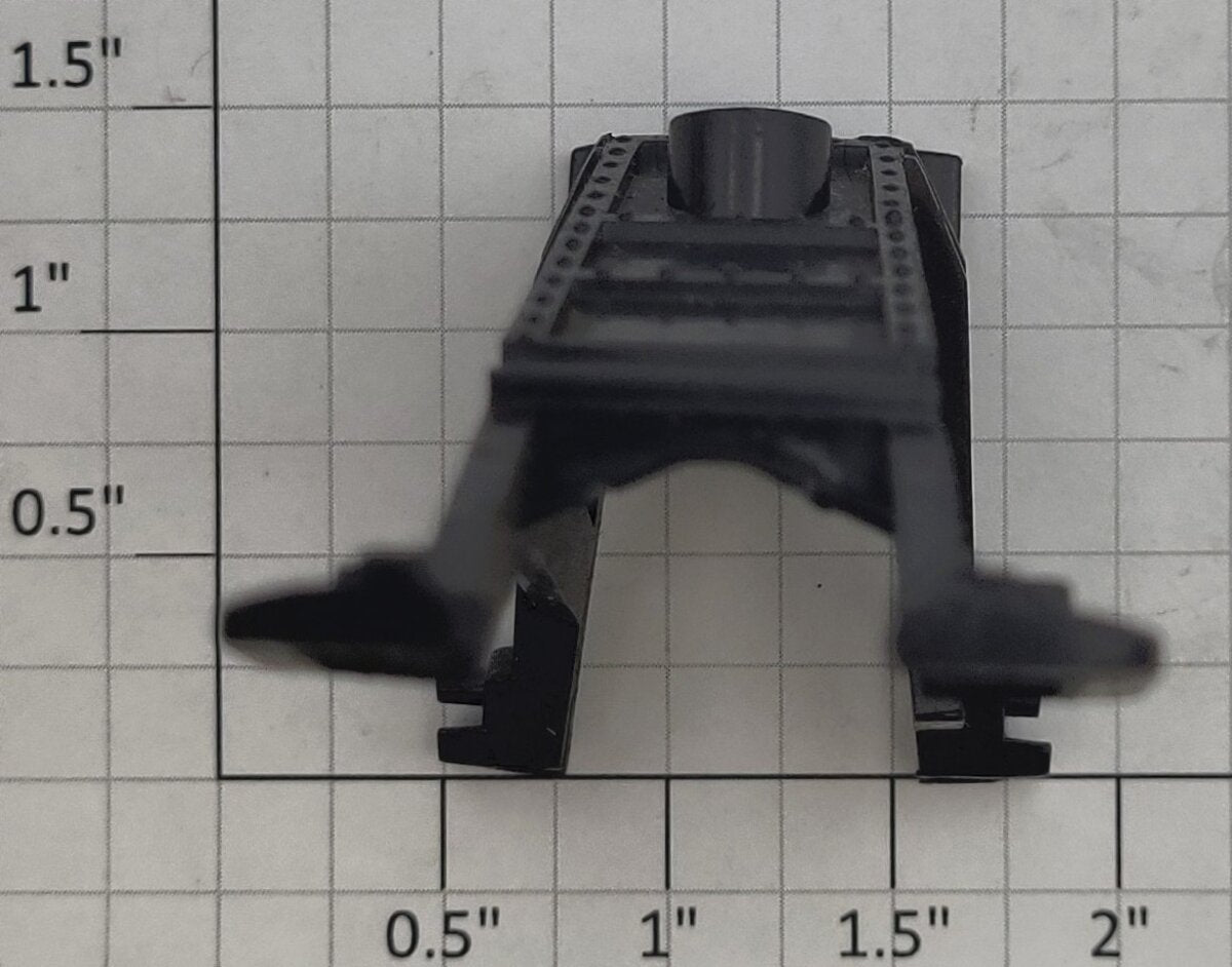 Lionel 2280-S Black Plastic Lighted Track Bumper Housing without Bulb