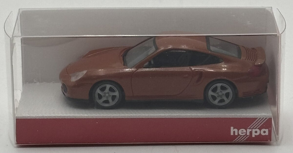 Herpa 032834 HO Brown Porsche Turbo