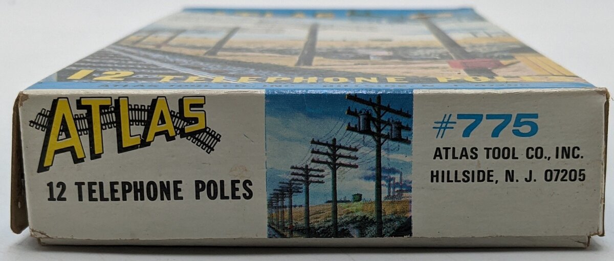 Atlas 775 HO Scale Telephone Poles (12-Pack)