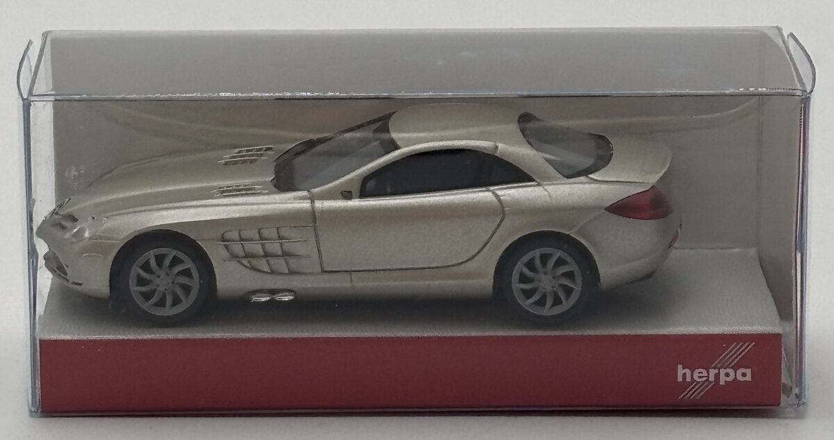 Herpa 033206 HO Silver Mercedes-Benz SLR McLaren
