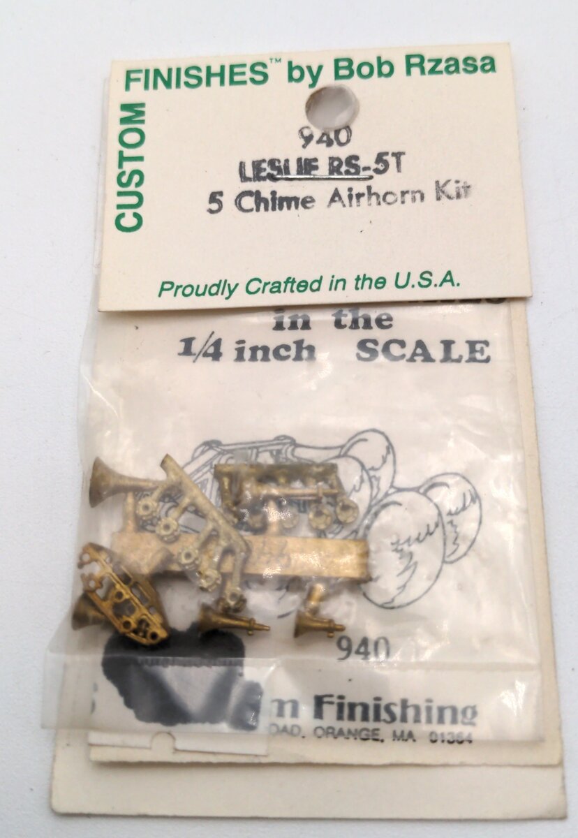 Custom Finishing 940 HO Scale Leslie RS-5T 5 Chime Airhorn Kit