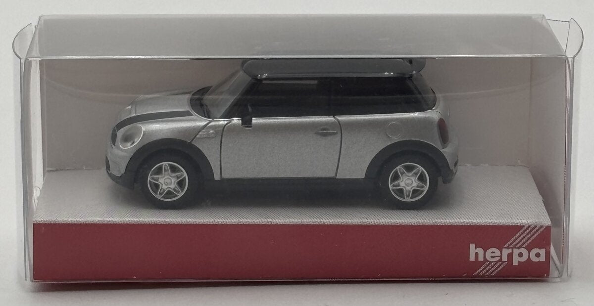 Herpa 033626 HO Silver Mini Cooper S TM