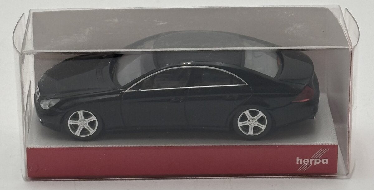 Herpa 023313 HO Black Mercedes-Benz CLS-Class