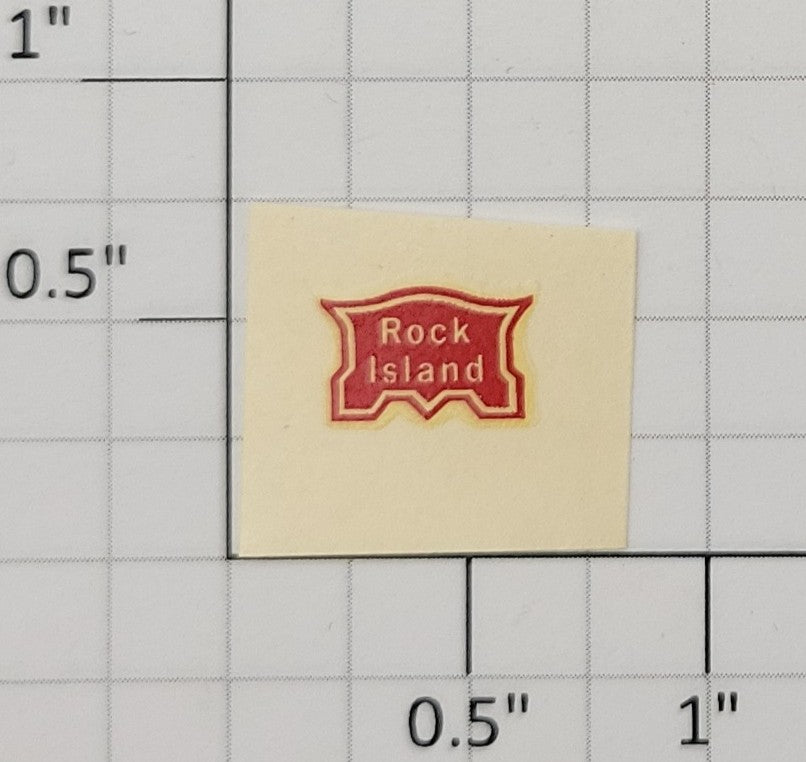Lionel 8563-8 Rock Island Alco A Diesel Water Soluble Nose Decal