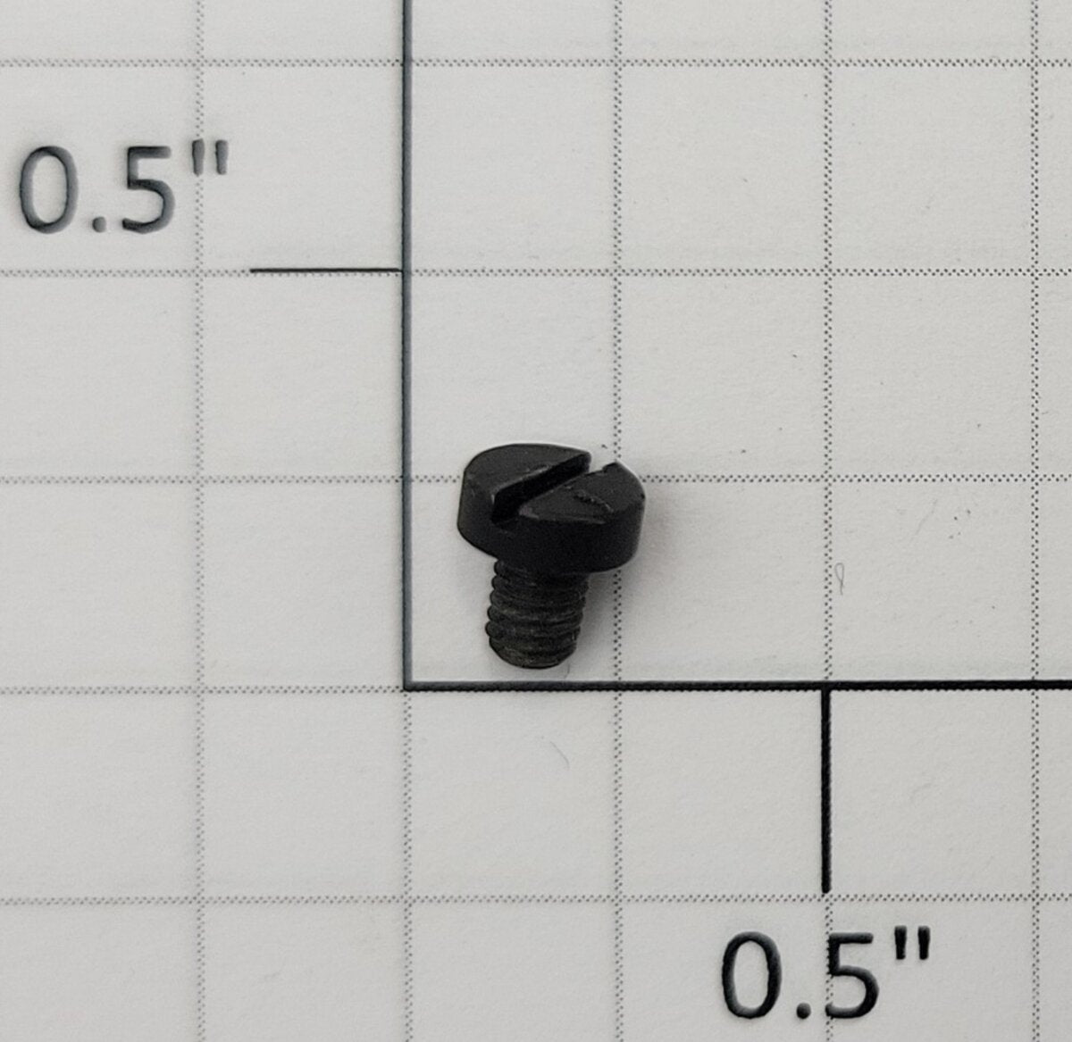Acme M3-0.5 x 4mm Black Slotted Cheese Head Screw