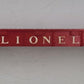 Lionel 6819-1 Red Plastic Lionel Flat Car with Operating Trucks