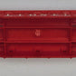 Lionel 6819-1 Red Plastic Lionel Flat Car with Operating Trucks