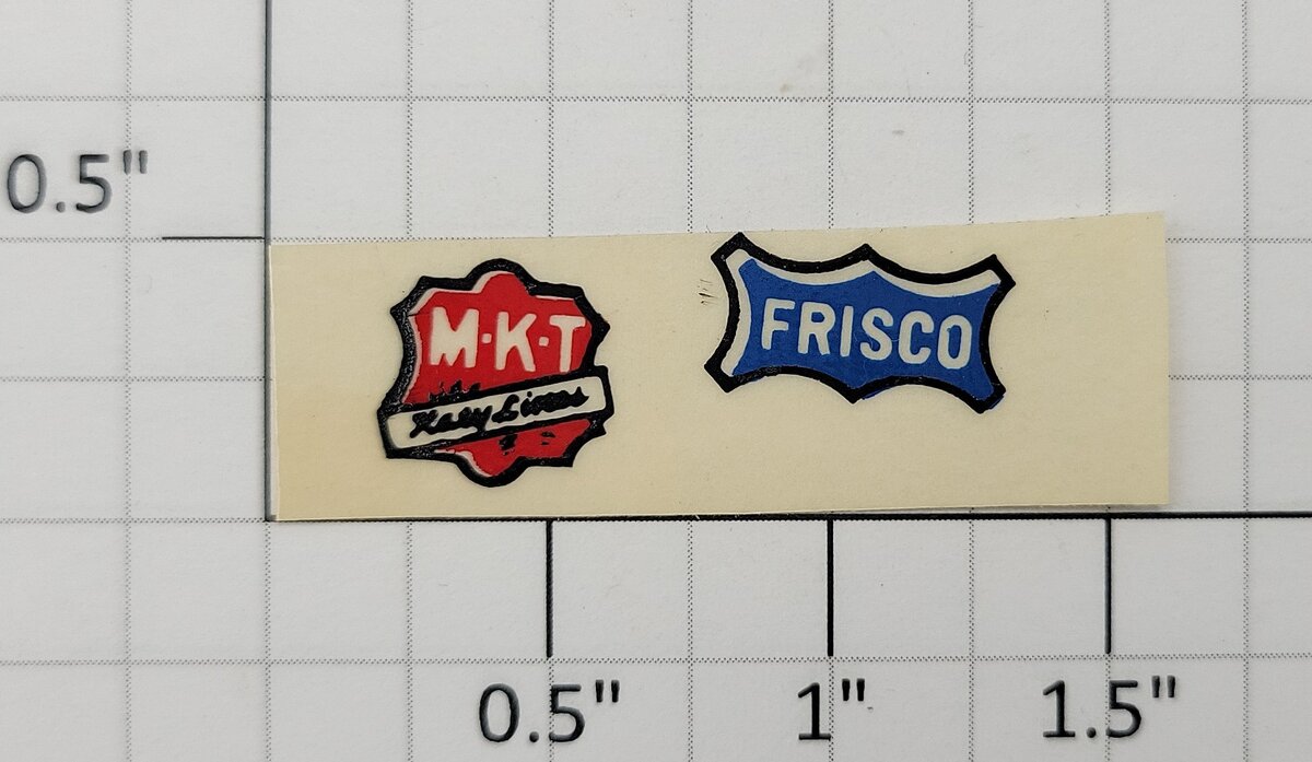 Lionel 6-25095-S The Texas Special "MKT Frisco" Sticker Decal (Set of 2)