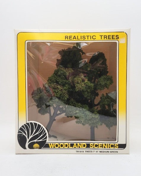 Woodland Scenics TR1018 HO & O Scales Medium Green Trees 7"-8" Tall (Box of 2)