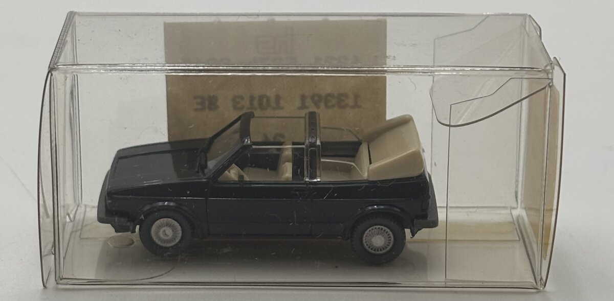 Wiking 10046 HO Black Volkswagen Golf Cabriolet