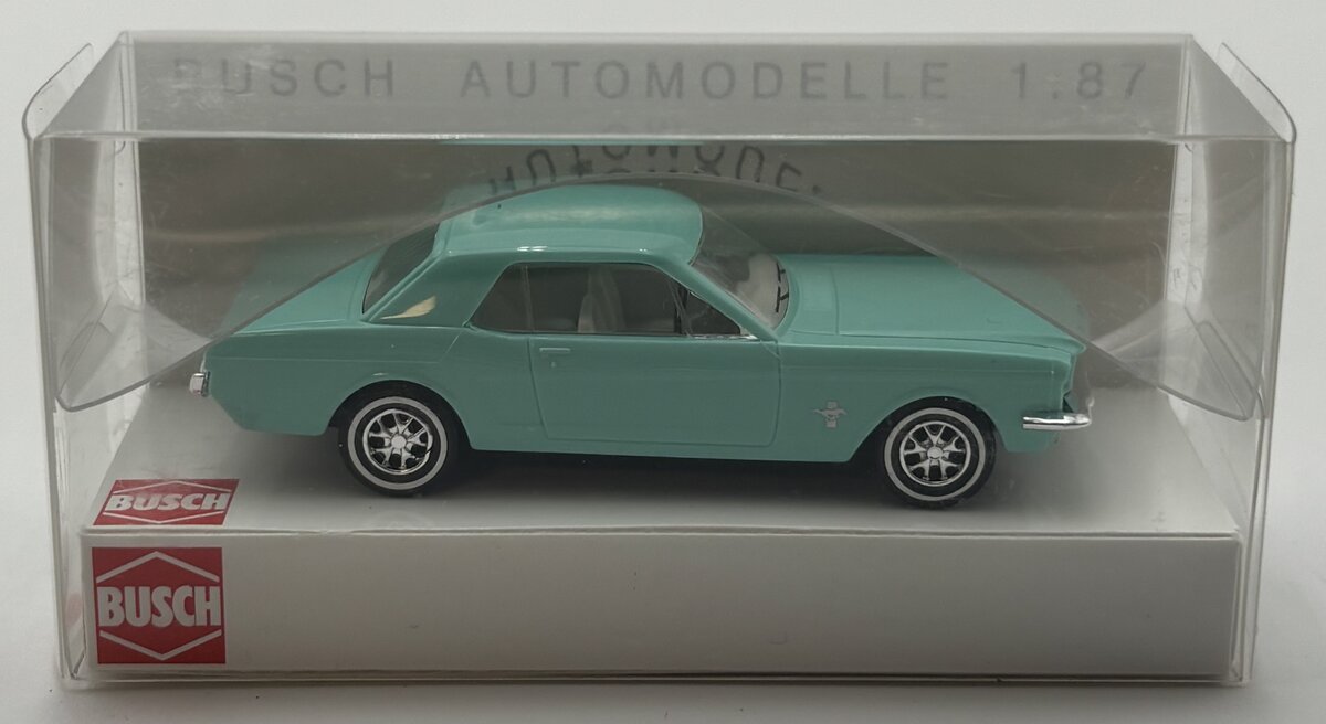 Busch 47550 HO Light Green Ford Mustang 1964