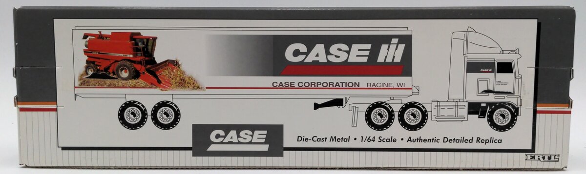 Ertl 425 1:64 Scale Diecast Case Tractor & Trailer
