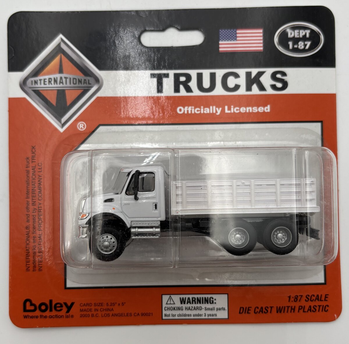 Boley 4502-77 1:87 White International 3-Axle Stake Truck
