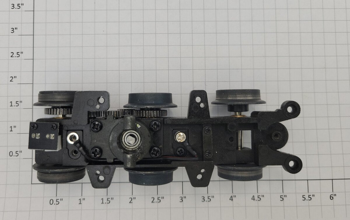 Lionel 38732-770 O Gauge Scale SD70ACe 6-Wheel Powered Truck with Tires