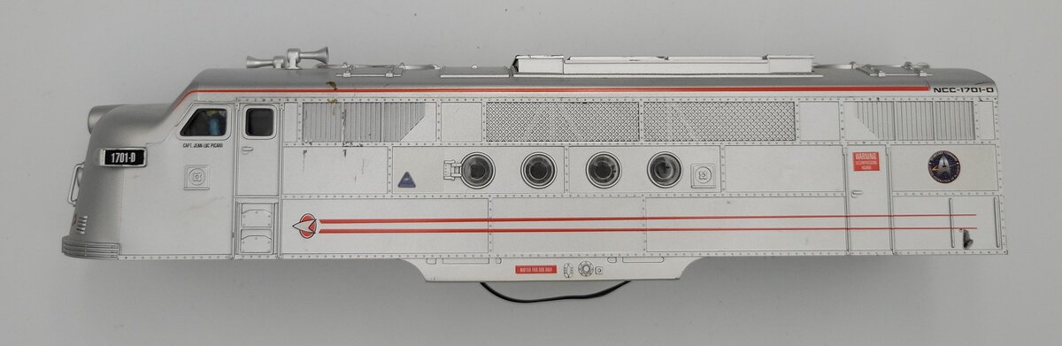 Lionel 2023131-2 Star Trek Lionchief Diesel Locomotive Body Shell #1701-D