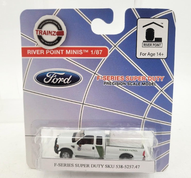 River Point Station 538-5257.47 HO Scale Minis Border Patrol F-Series Super Duty