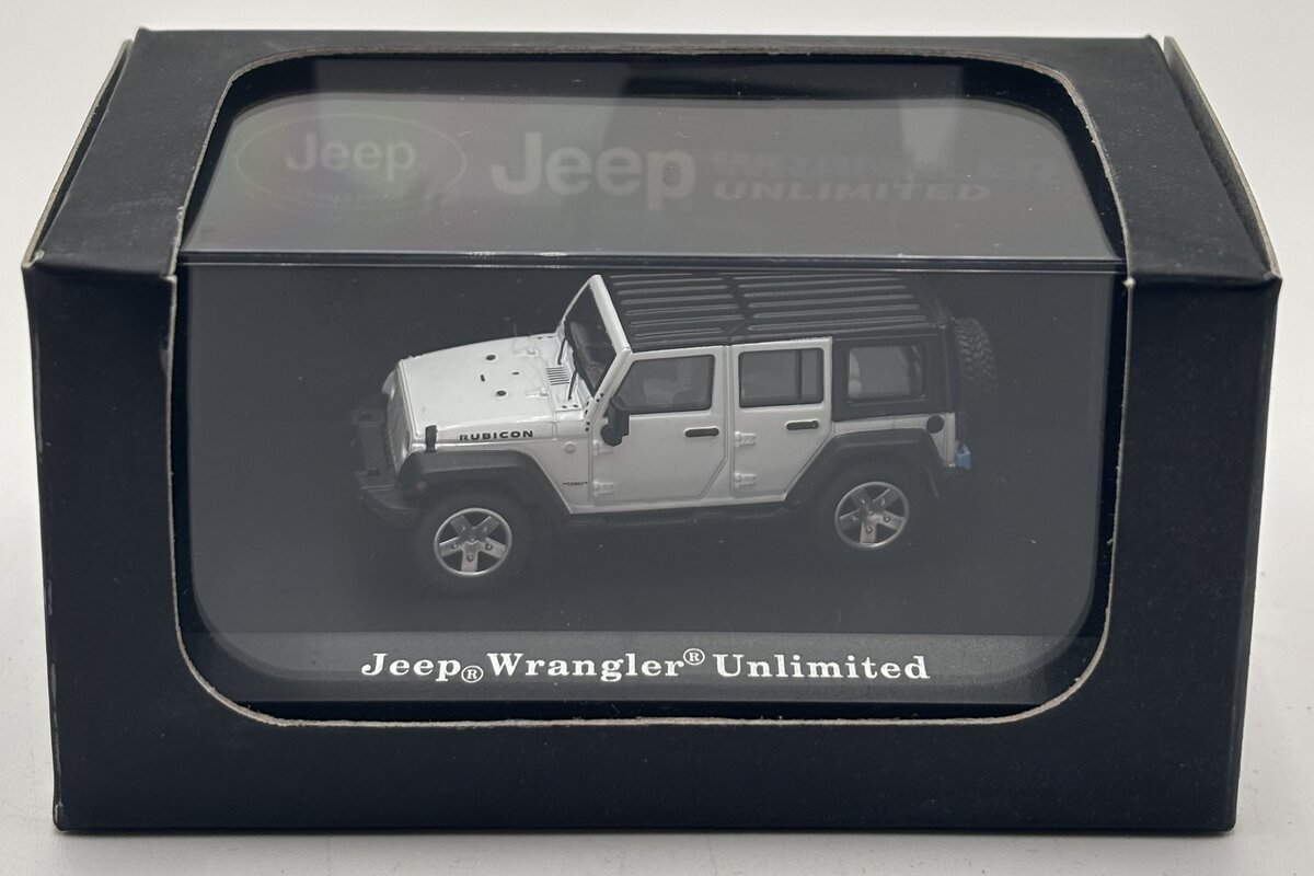 Atlas 9987080 1:87 White Jeep Wrangler Unlimited 4-Door