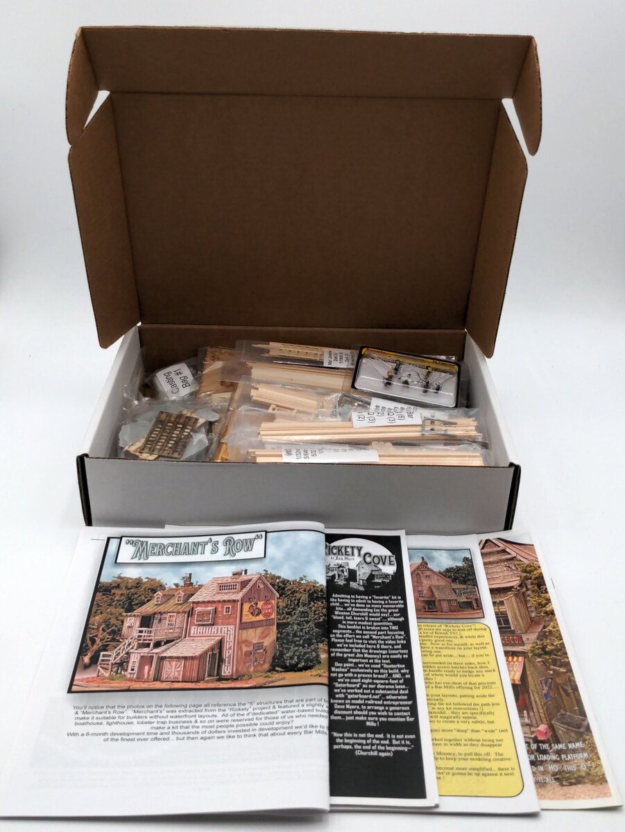 Bar Mills Rickety Cove HOS Scale Merchants Row Building Kit